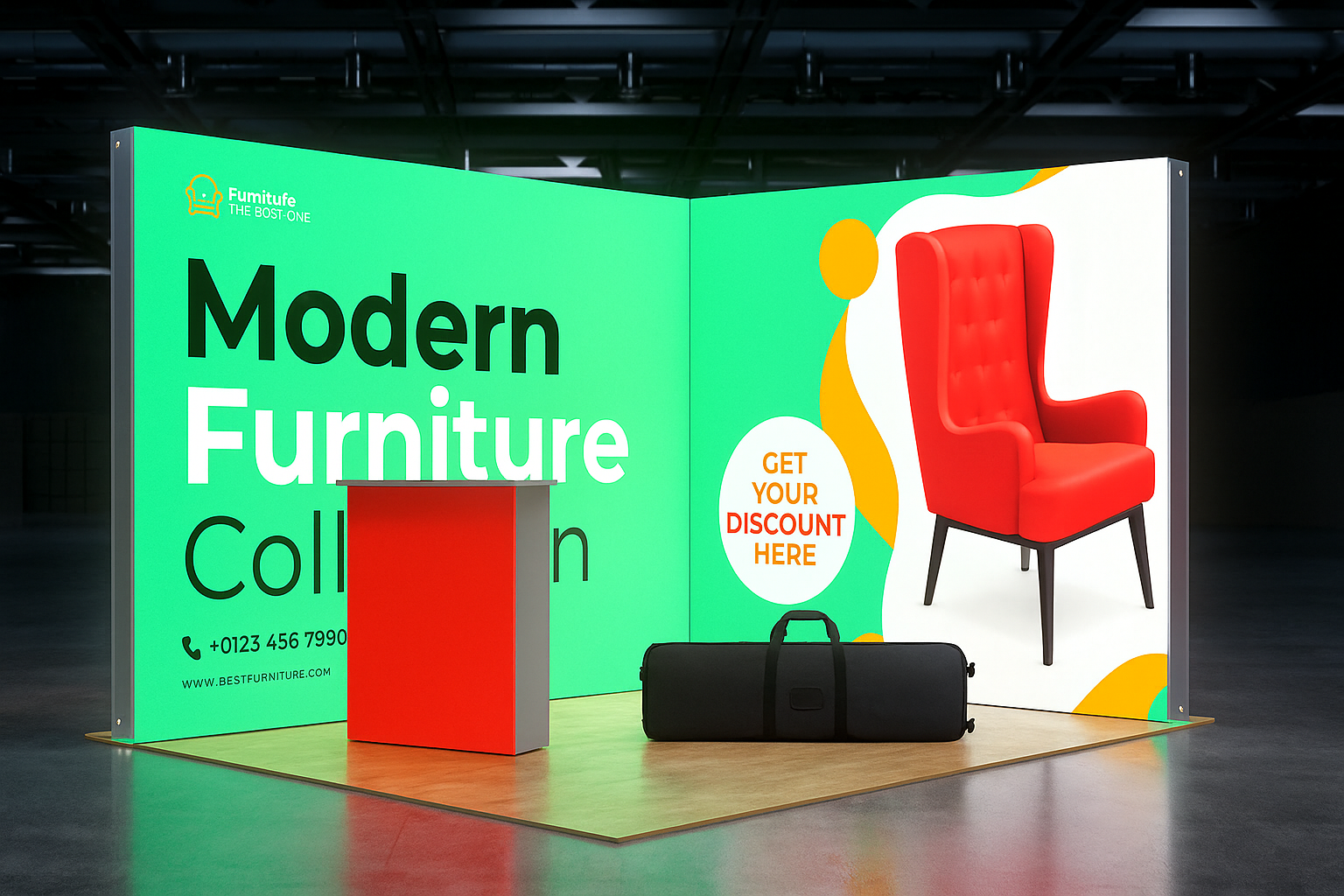 Kit 3 - Trade Show Light Box