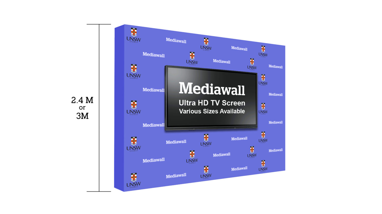 LCD TV Media Wall 